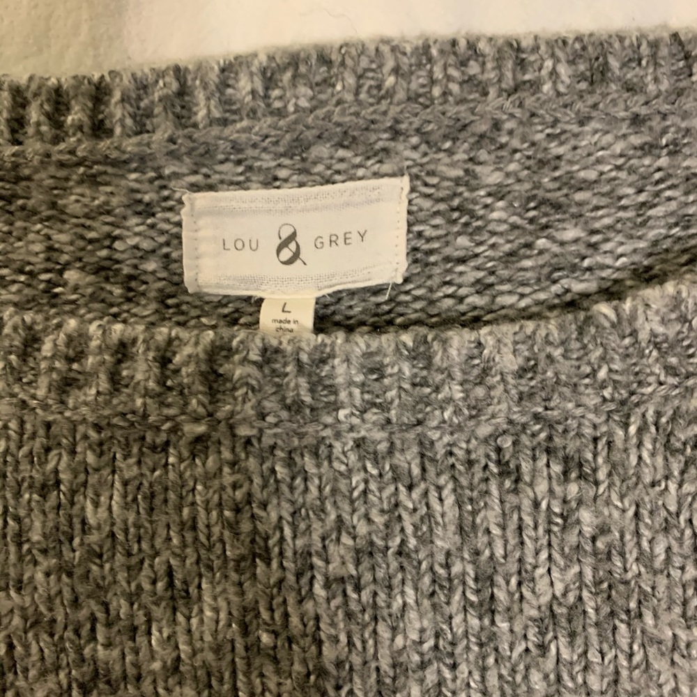 Lou & Grey Very soft grey boxy sweater